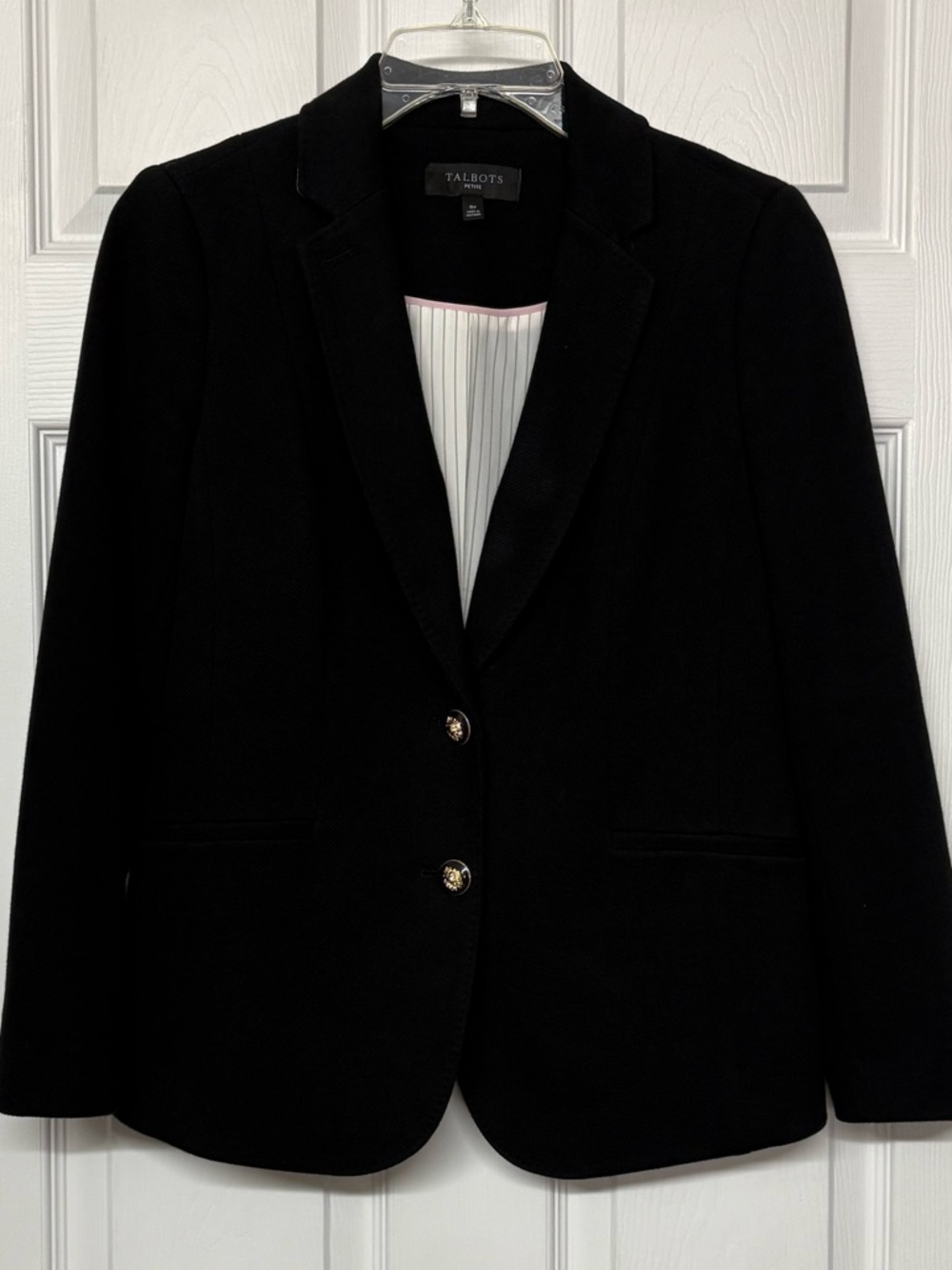 Talbots Classic Dark Navy Blazer Sz 6P